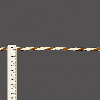 CORDÃO MÉDIO 7mm CHAMPAGNE/CARAMELO 50m