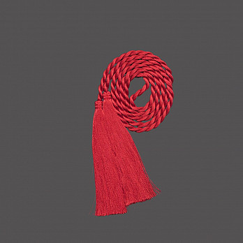 CORDÃO MÉDIO 7mm COM PINGENTE CEREJA 1,70m 1un