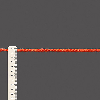 CORDÃO MÉDIO 7mm LARANJA FORTE 30m