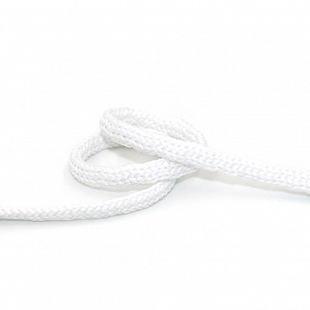 CORDÃO POLIÉSTER MÉDIO 5mm BRANCO 100m