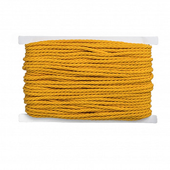 CORDÃO SÃO FRANCISCO FINO 4mm AMARELO