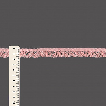ELÁSTICO BABADO 1,7cm ROSA ALGODÃO DOCE 25m