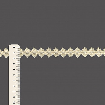 ELÁSTICO BICO 1,9cm CREME 50m