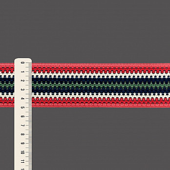 ELÁSTICO CROCHÊ 5cm MELANCIA/CEREJA/CHAMPAGNE/AZUL/VERDE 25m