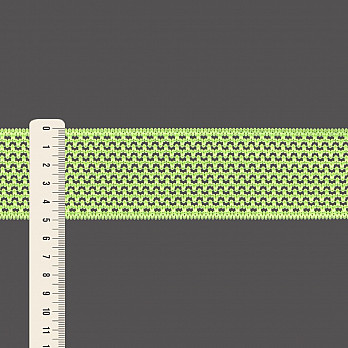 ELÁSTICO CROCHÊ 5cm VERDE CLARO 25m