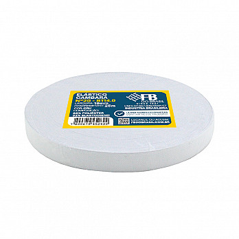 ELÁSTICO EMBUTIR CAMBARÁ Nº20 19mm SEM BENEFICIAMENTO 25m