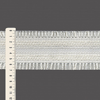 ELÁSTICO FRANZIDO 6,9cm CHAMPAGNE 25m