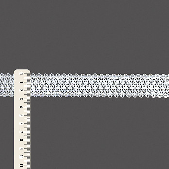 ELÁSTICO ONDULADO FLORENZA 2,8cm SEM BENEFICIAMENTO 25m