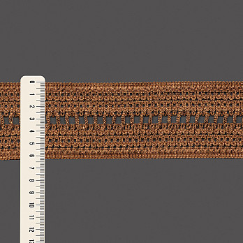 ELÁSTICO PALITO 6,3cm CAMURÇA/MARROM 25m