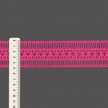 ELÁSTICO PALITO FLOR 4,9cm PINK 25m