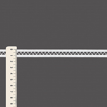 ELÁSTICO PALITO ZIG ZAG 1,3cm SEM BENEFICIAMENTO 25m