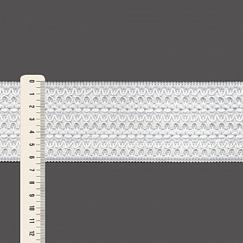 ELÁSTICO RELEVO ONDULADO 6,4cm SEM BENEFICIAMENTO 25m