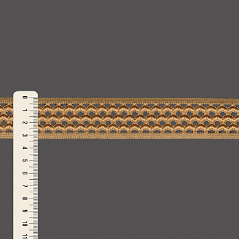 ELÁSTICO SIANINHA 3,3cm BEGE 1m
