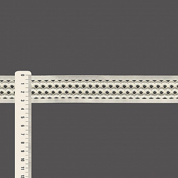 ELÁSTICO SIANINHA 3,3cm CHAMPAGNE 25m