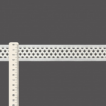 ELÁSTICO SIANINHA 3,3cm CHAMPAGNE 25m