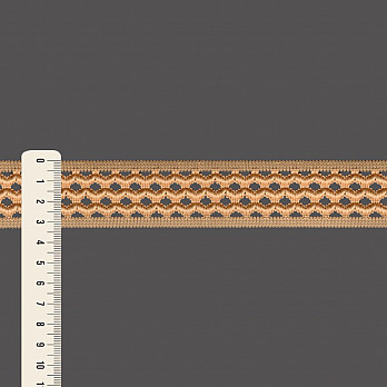 ELÁSTICO SIANINHA 3,3cm LARANJA CLARO 1m