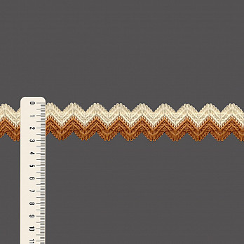 ELÁSTICO SIANINHA LISTRADO DUO 2,9cm PÊSSEGO/LARANJA ESCURO 50m