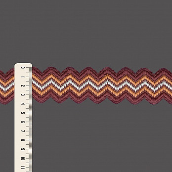 ELÁSTICO SIANINHA ZIGZAG 4cm MULTICOR 25m