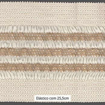 ELÁSTICO TOP JULIE 25,5cm CRU/JUTA 10m
