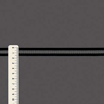 ELÁSTICO VAZADO 1,6cm PRETO 25m