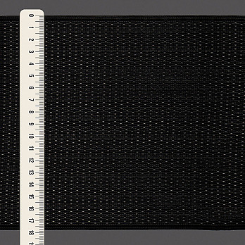 ELÁSTICO VAZADO 17,8cm PRETO 25m