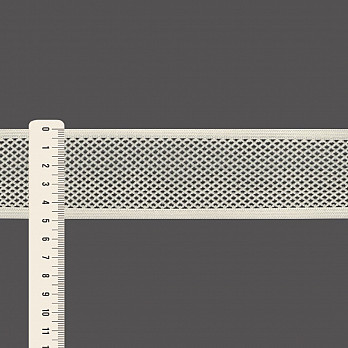 ELÁSTICO VAZADO 4,9cm CHAMPAGNE 25m