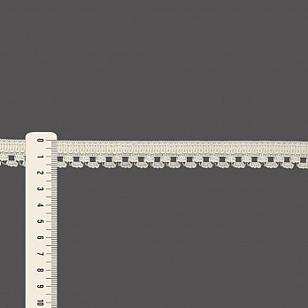 ELÁSTICO VAZADO BICO 1,7cm CHAMPAGNE 25m