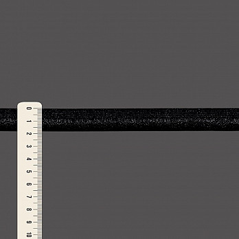 ELASTICO VIVO CROCHÊ 1,8cm PRETO 50m