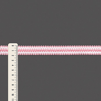 ELÁSTICO ZIG ZAG BRIANA 1,9cm ROSA CLARO/SEM BENEFICIAMENTO 50m