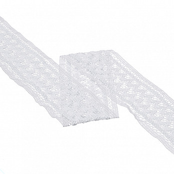 ENTREMEIO BARROCO 7,5cm BRANCO 30m