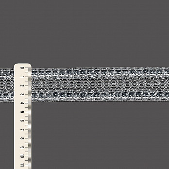 ENTREMEIO BOLINHA SOFT 3,9cm PRATA 10m