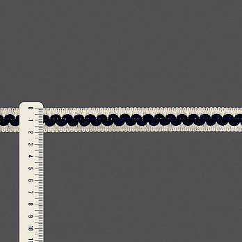 ENTREMEIO COM SIANINHA 2cm CRU/AZUL NAVAL 50m