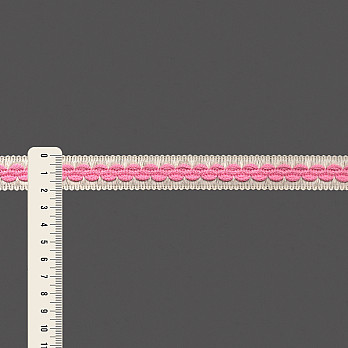 ENTREMEIO COM SIANINHA 2cm CRU/ROSA 50m