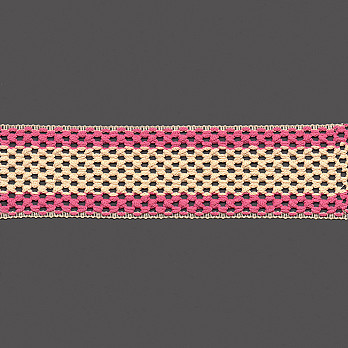ENTREMEIO CROCHÊ CATIA 6,3cm PÊSSEGO/ROSA 30m