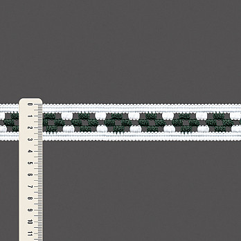 ENTREMEIO CROCHÊ FLOR 3,1cm SEM BENEFICIAMENTO/VERDE 30m