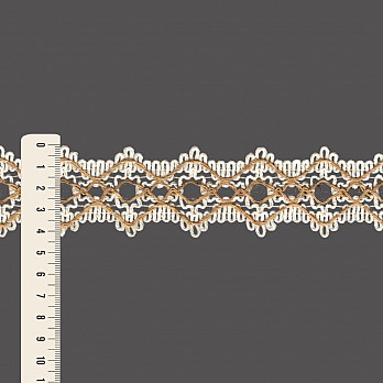 ENTREMEIO CROCHE MANDALA 4,3cm CRU/JUTA 30m