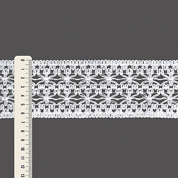 ENTREMEIO FLOR LOTUS 6,5cm BRANCO 20m