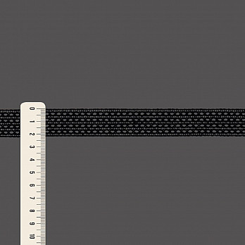 ENTREMEIO LARGO 2,2cm PRETO 30m