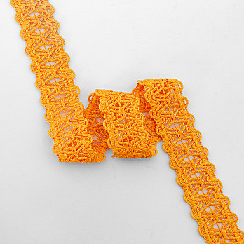 ENTREMEIO ONDULADO FLORENZA 2,2cm AMARELO 30m