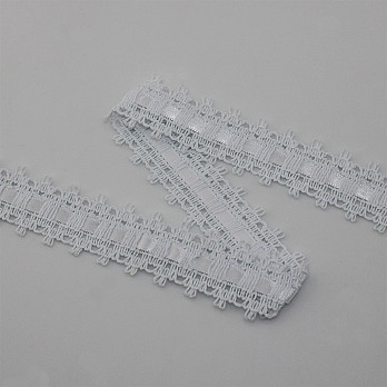ENTREMEIO PASSA FITA ALAGOAS 3,1cm BRANCO/FITA BRANCA 30m