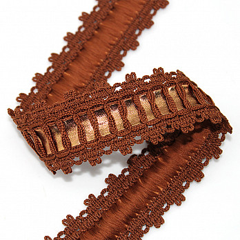 ENTREMEIO PASSAFITA 3,7cm MARROM/BRONZE 30m