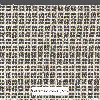 ENTREMEIO TRAMADO 45,7cm CRU 1m