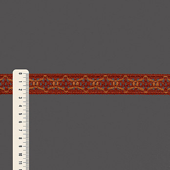 ENTREMEIO X JUSTINE 2,6cm CONHAQUE/LARANJA ESCURO 30m