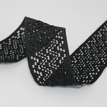 ENTREMEIO ZIG ZAG 4,8cm PRETO 30m