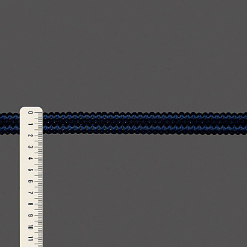ENTREMEIO ZIG ZAG BRIANA 1,9cm AZUL MARINHO/AZUL 30m