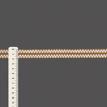 ENTREMEIO ZIG ZAG BRIANA 1,9cm BEGE/CRU 30m