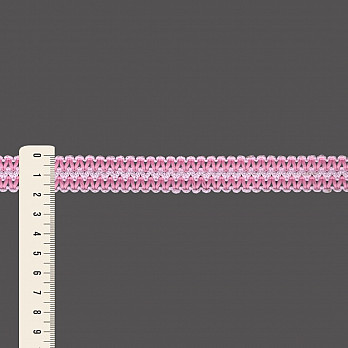 ENTREMEIO ZIG ZAG BRIANA 1,9cm ROSA CLARO/ROSA 50m