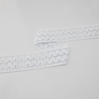ENTREMEIO ZIG ZAG DUPLO 4,5cm BRANCO 30m
