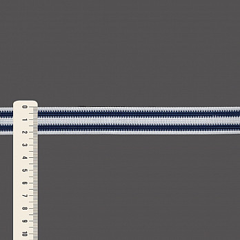 FITA RÍGIDA LISTRADA 2,2cm SEM BENEFICIAMENTO/AZUL 20m