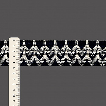 FITA RÍGIDA ZURI 4,7cm MARINHO/CRU 20m